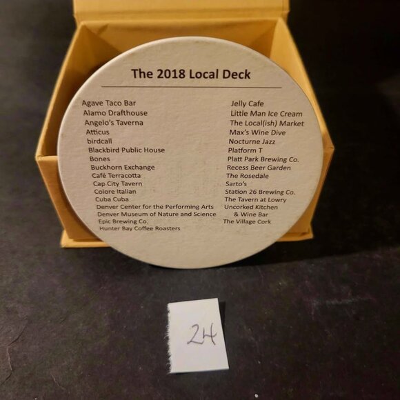 Collectable Coasters 2018 Edition of "The Local Deck" Box From Denver Colorado - Picture 5 of 5